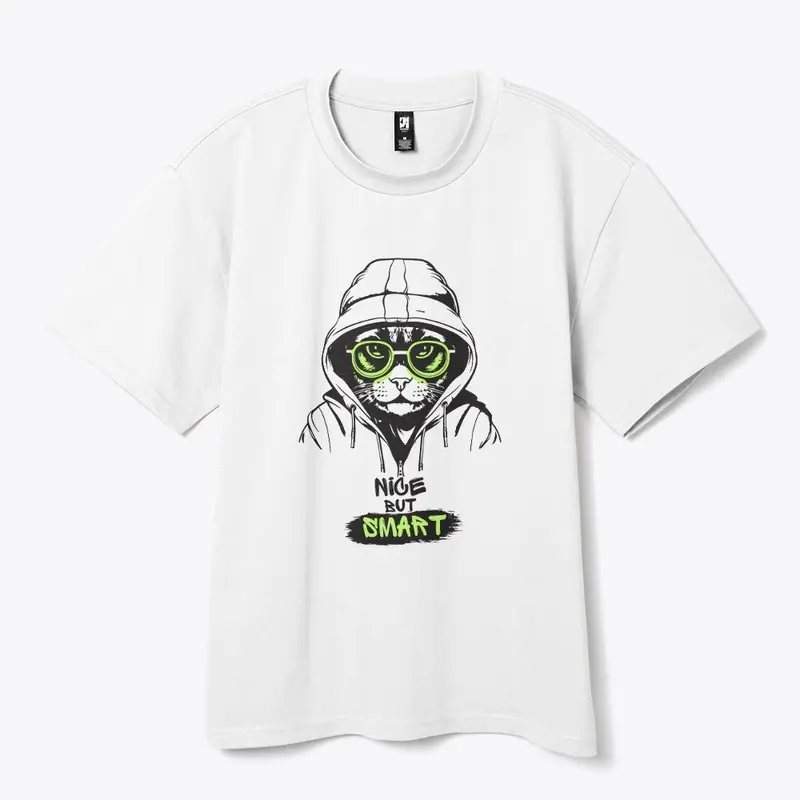 Cool Cat - Nice But Smart Tee